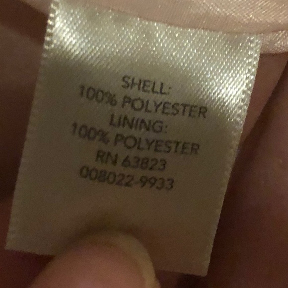 NWOT Christopher & Banks Light Pink Faux Suede Zippered Jacket (Medium) - Picture 5 of 5